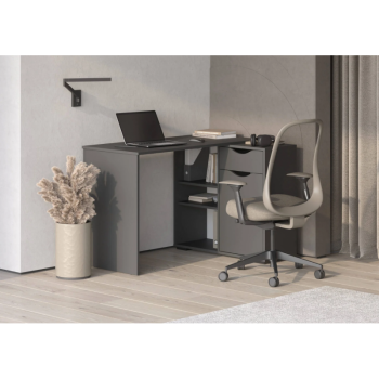 Стол письменный, арт.6-011110, графит (ГК) в Качканаре - kachkanar.mebel-e96.ru