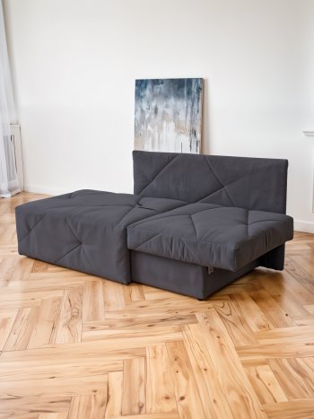 Диван 1010 графит, правый (BRENDOSS) в Качканаре - kachkanar.mebel-e96.ru
