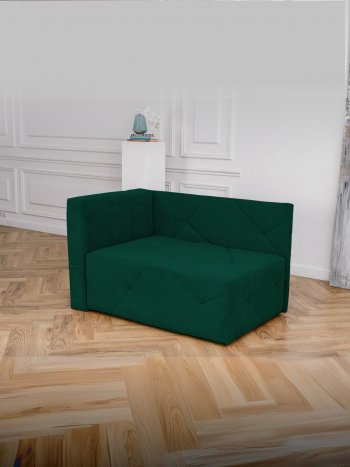 Диван 1010 изумруд, левый (BRENDOSS) в Качканаре - kachkanar.mebel-e96.ru