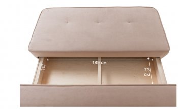 Диван-кровать 1001 бежевый (Brendoss) в Качканаре - kachkanar.mebel-e96.ru