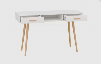 Стол письменный, арт.6-01103, белый (ГК) в Качканаре - kachkanar.mebel-e96.ru