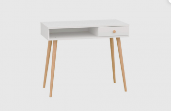 Стол письменный, арт.6-01101, белый (ГК) в Качканаре - kachkanar.mebel-e96.ru