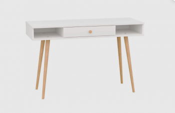 Стол письменный, арт.6-01102, белый (ГК) в Качканаре - kachkanar.mebel-e96.ru