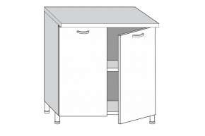 2.80.2 Кира Шкаф-стол с двумя дверцами (б/столешницы) в Качканаре - kachkanar.mebel-e96.ru | фото