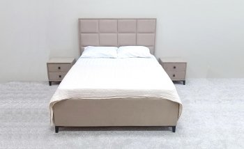 Кровать с подъемным механизмом Мега беж (Лин) в Качканаре - kachkanar.mebel-e96.ru