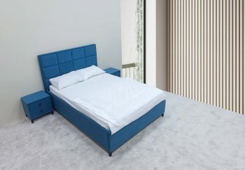 Кровать с подъемным механизмом Мега синий (Лин) в Качканаре - kachkanar.mebel-e96.ru