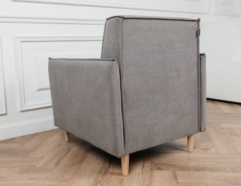 Кресло 831 Серый, велюр (Brendoss) в Качканаре - kachkanar.mebel-e96.ru