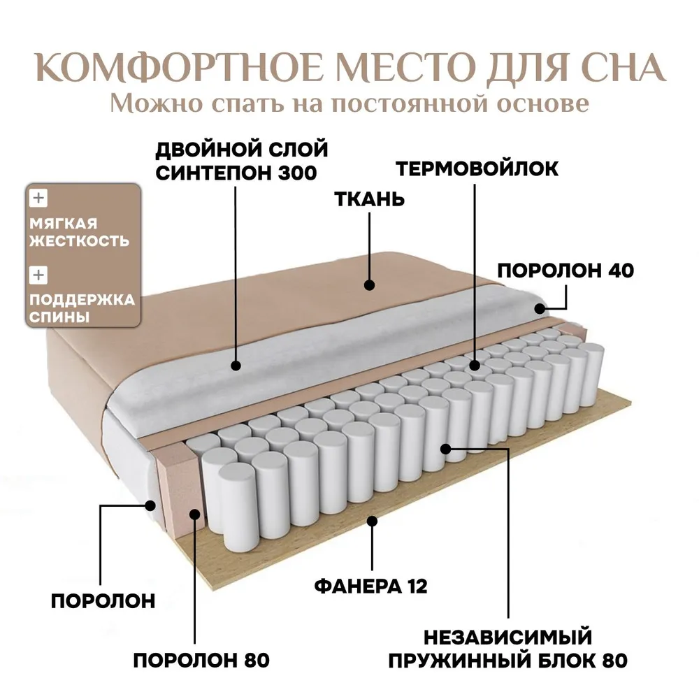 Угловой диван 9996 Бежевый BRENDOSS в Качканаре - kachkanar.mebel-e96.ru