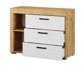 Комод Адель белый (Текс) в Качканаре - kachkanar.mebel-e96.ru