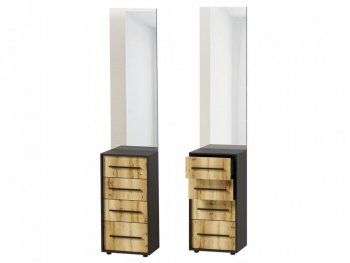 Тумба с зеркалом Аэлита сек.2 (Росток) в Качканаре - kachkanar.mebel-e96.ru