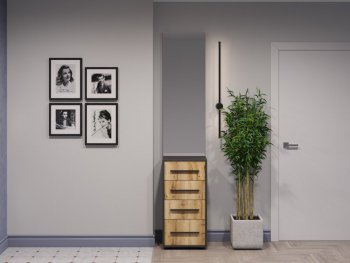 Тумба с зеркалом Аэлита сек.2 (Росток) в Качканаре - kachkanar.mebel-e96.ru