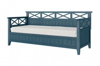 Кровать из массива Амелия сапфир без ящиков (БМ) в Качканаре - kachkanar.mebel-e96.ru