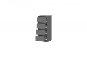 Комод Айден КМ06-400 серый графит (ИЦ) в Качканаре - kachkanar.mebel-e96.ru