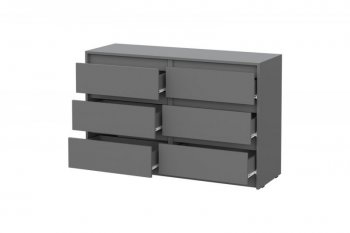 Комод Айден КМ06-1200 серый графит (ИЦ) в Качканаре - kachkanar.mebel-e96.ru