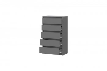 Комод Айден КМ06-700 серый графит (ИЦ) в Качканаре - kachkanar.mebel-e96.ru