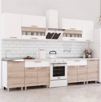 Кухонный гарнитур Айсбери 2400 мм (БТС) в Качканаре - kachkanar.mebel-e96.ru