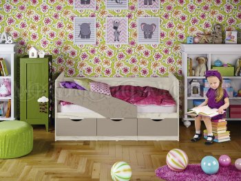 Кровать Бабочки Шарли мокко (Миф) в Качканаре - kachkanar.mebel-e96.ru