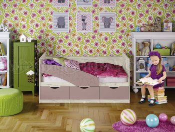 Кровать Бабочки Шарли пинк (Миф) в Качканаре - kachkanar.mebel-e96.ru