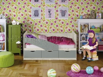 Кровать Бабочки Шарли бриз (Миф) в Качканаре - kachkanar.mebel-e96.ru