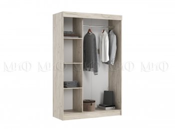 Шкаф-купе Бася 1300 мм крафт/кашемир (Миф) в Качканаре - kachkanar.mebel-e96.ru