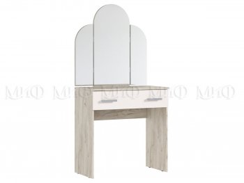 Стол туалетный Бася крафт/кашемир (Миф) в Качканаре - kachkanar.mebel-e96.ru