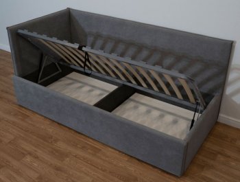 Диван-кровать Бенто с ПМ, велюр Маус (ДСВ) в Качканаре - kachkanar.mebel-e96.ru