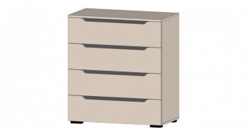 Британа Комод 4 ящика (Лин) в Качканаре - kachkanar.mebel-e96.ru
