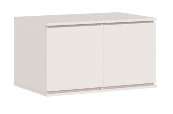 Шкаф 800 мм Челси двустворчатый с антресолью, сонома/белый (Миф) в Качканаре - kachkanar.mebel-e96.ru