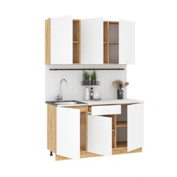 Кухонный гарнитур Дана 1500 мм (ИЦ) в Качканаре - kachkanar.mebel-e96.ru