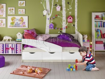 Кровать Дельфин шарли белый (Миф) в Качканаре - kachkanar.mebel-e96.ru