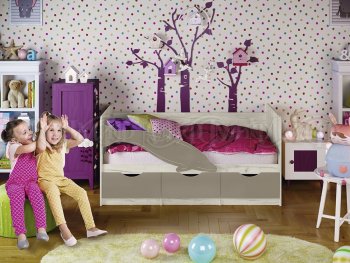 Кровать Дельфин №1 шарли мокко (Миф) в Качканаре - kachkanar.mebel-e96.ru