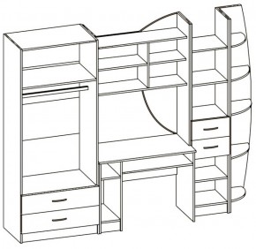 Детская Юниор 2 (МФД металлик) в Качканаре - kachkanar.mebel-e96.ru