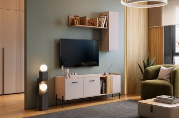 Стенка Доминика модульная  (Мебельсон) в Качканаре - kachkanar.mebel-e96.ru