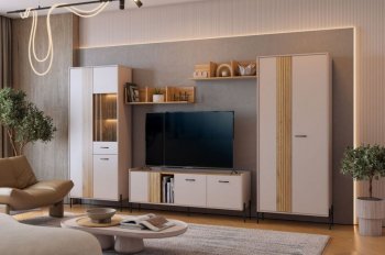 Стенка Доминика модульная  (Мебельсон) в Качканаре - kachkanar.mebel-e96.ru