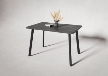 Стол нераздв. Дублин 32 КРАФТ В2, ЛДСП Цемент темный (Вудман) в Качканаре - kachkanar.mebel-e96.ru