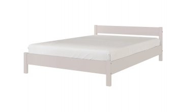 Кровать из массива Эби Льняной (БМ) в Качканаре - kachkanar.mebel-e96.ru