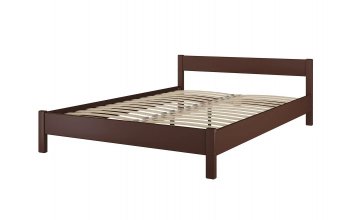 Кровать из массива Эби Орех (БМ) в Качканаре - kachkanar.mebel-e96.ru