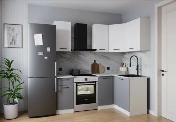 Кухонный гарнитур угловой Элеганция 2000*1200 мм (Sanvut) в Качканаре - kachkanar.mebel-e96.ru