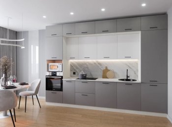 Кухонный гарнитур Элеганция 3400 мм (Санвут) в Качканаре - kachkanar.mebel-e96.ru