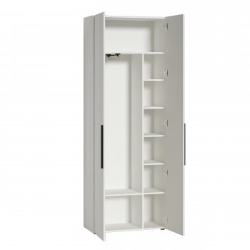 Шкаф для одежды 800 мм Эйр 13.340 белый (Моби) в Качканаре - kachkanar.mebel-e96.ru