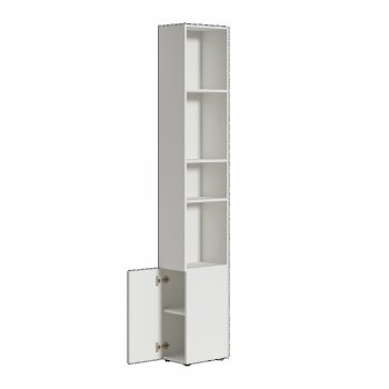 Шкаф торцевой Эйр 16.323 белый (Моби) в Качканаре - kachkanar.mebel-e96.ru