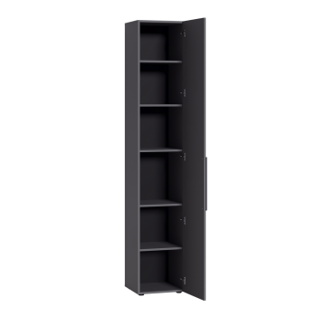 Шкаф модульный Эйр, графит (Моби) в Качканаре - kachkanar.mebel-e96.ru