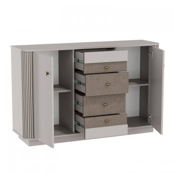 Комод Фантазия 34.11 кашемир (Олмеко) в Качканаре - kachkanar.mebel-e96.ru
