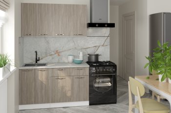 Кухонный гарнитур Фьюджи 1400 мм (Герда) в Качканаре - kachkanar.mebel-e96.ru
