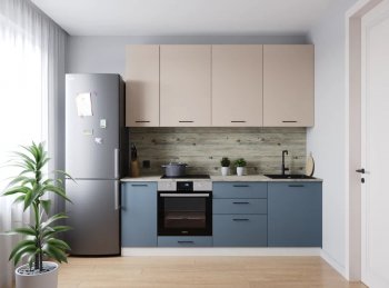 Кухонный гарнитур Фьюжн 2200 мм (Санвут) в Качканаре - kachkanar.mebel-e96.ru