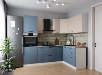 Угловой кухонный гарнитур Фьюжн 2400*1600 мм Sanvut в Качканаре - kachkanar.mebel-e96.ru