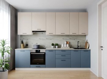 Кухонный гарнитур высокий Фьюжн 3000 мм (Санвут) в Качканаре - kachkanar.mebel-e96.ru