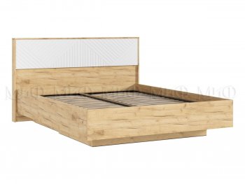Кровать парящая Флэш крафт/белый (Миф) в Качканаре - kachkanar.mebel-e96.ru | фото