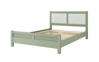 Кровать из массива Фрида Зеленый самшит (БМ) в Качканаре - kachkanar.mebel-e96.ru