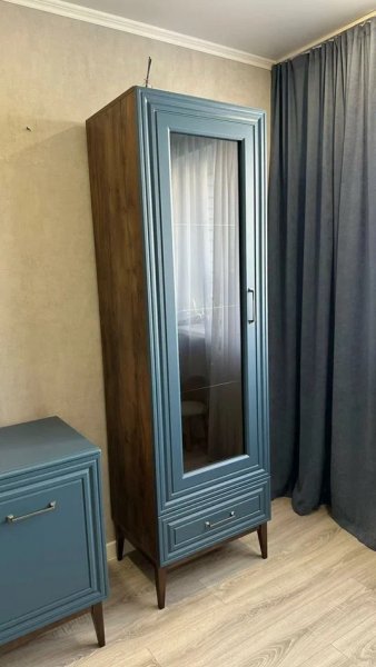 Стенка Гориция Зеленый сапфировый (БМ) в Качканаре - kachkanar.mebel-e96.ru